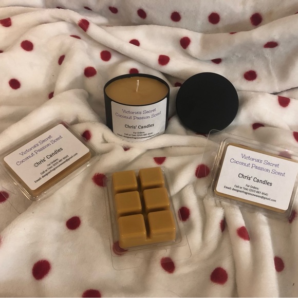 Other - Victorias Secret Coconut Passion Scent Candle & Melts Bundle